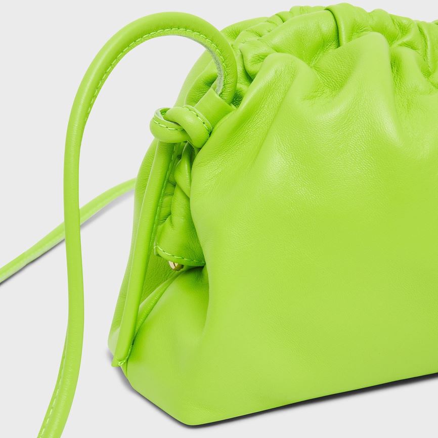 Women's Mansur Gavriel Mini Cloud Clutch Bags Light Green | AU 0678OL